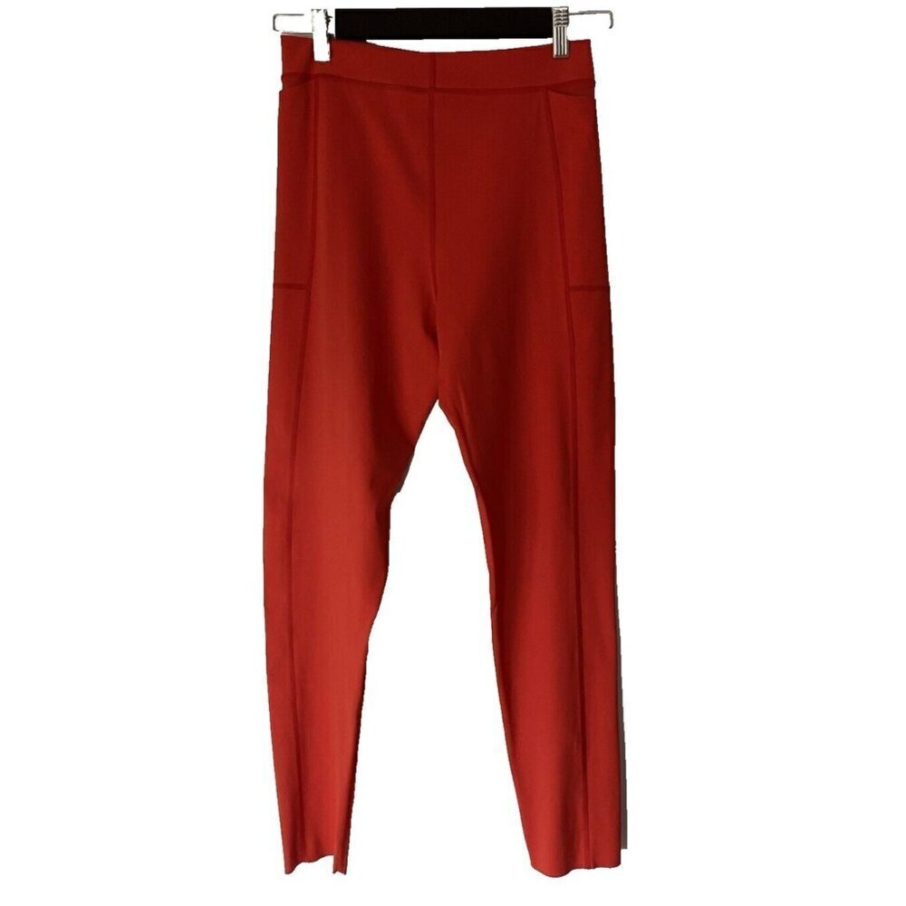 Offline By Aerie Women's High Rise Leggings Size Large Orange Goals Pockets